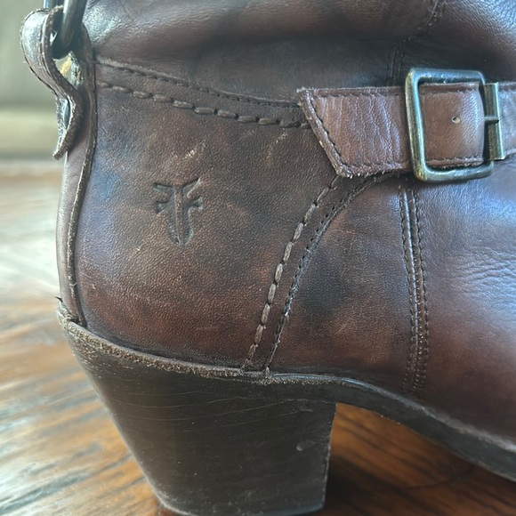 Brown Leather Knee-High Boots - Picture 2 of 5